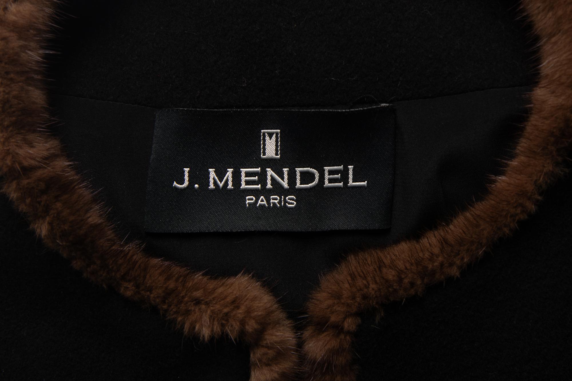 J. Mendel Wool Jacket With Sable Trim