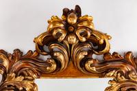 An Italian Rococo Style Carved Giltwood Mirror — 19TH CENTURY
