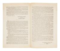 [TEXAS - GERMAN SETTLEMENT]. Verein zum Schutze Deutscher Einwanderer in Texas. [Mainz and Weissbaden, February 7, 25, 1846].