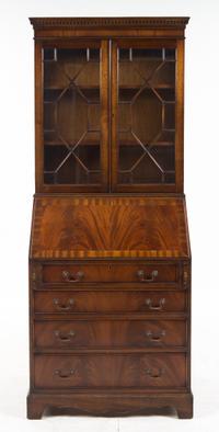 An American Mahogany Secretary Bookcase — FIRST HALF 20TH CENTURY