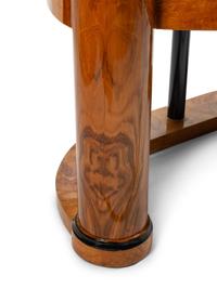 A Biedermeier Style Burlwood Desk