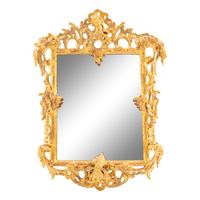 A Rococo Giltwood Mirror