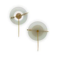 Wendy Ramshaw, 'Wedgewood Series', Pair of Yellow Gold, Diamond, and Jasperware Stick Pins