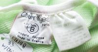 A Courreges Chartreuse Knit Tank, Size B.