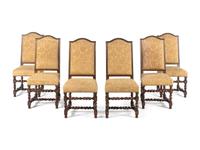 Renaissance Style Brocade Dining Chairs