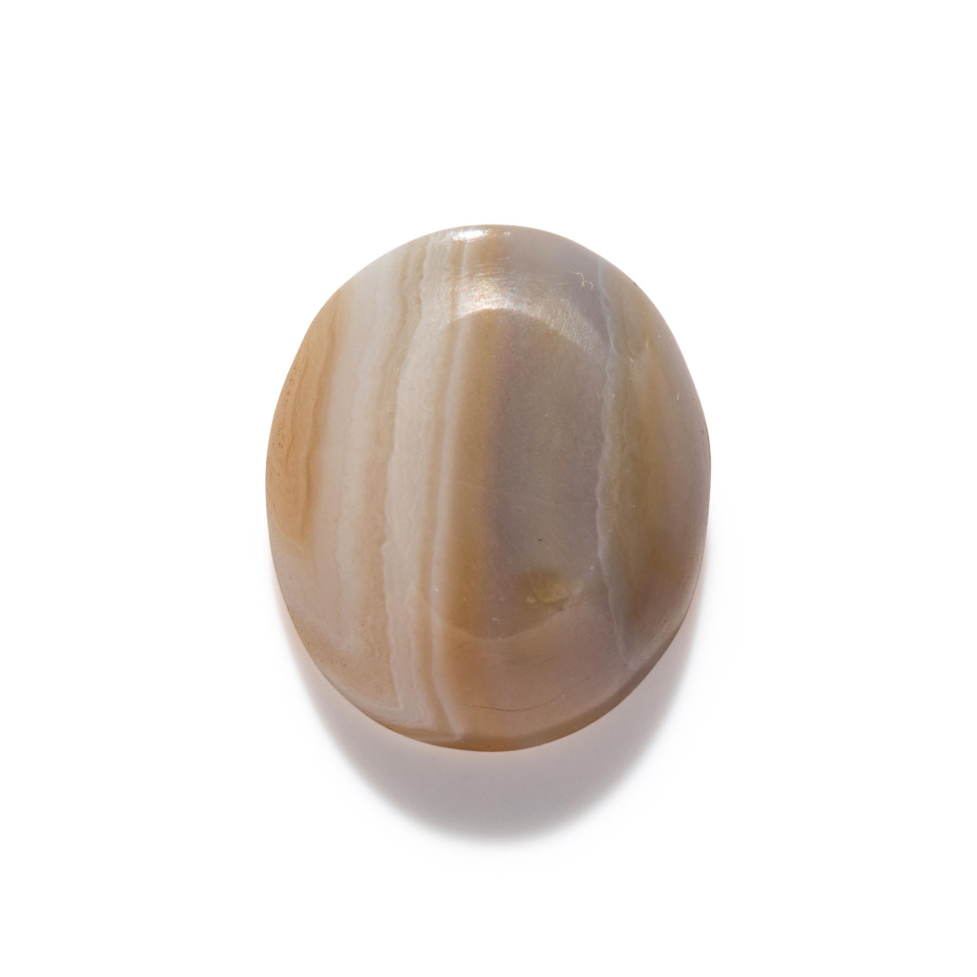 A Neoclassical Banded Agate Ring Stone with the Gods Ceres and Eros