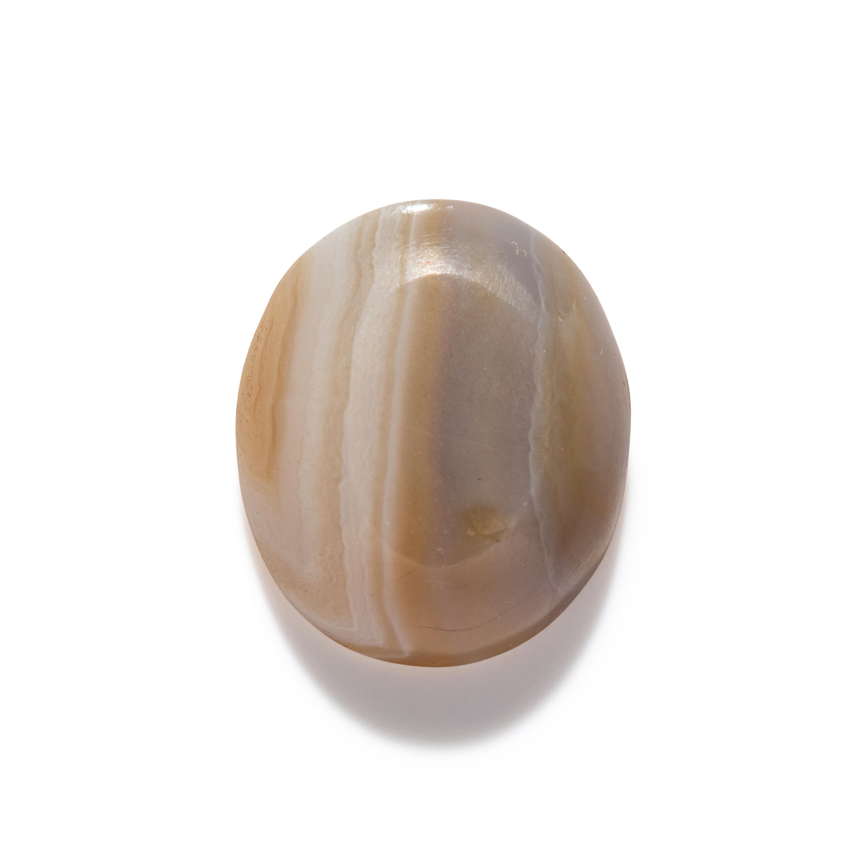 A Neoclassical Banded Agate Ring Stone with the Gods Ceres and Eros