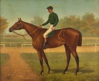 Charles L. Zellinsky (1842-1905), Portrait Of "Daredevil Fitz" On French Park