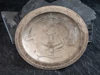 Silver Plaque, with Tipi and Rainbow Guardian