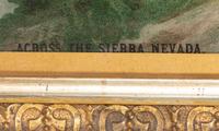 [TRANSPORTATION]. Across the Sierra Nevada . Cincinnati, OH: Krebs Lithographing Co., 1878.