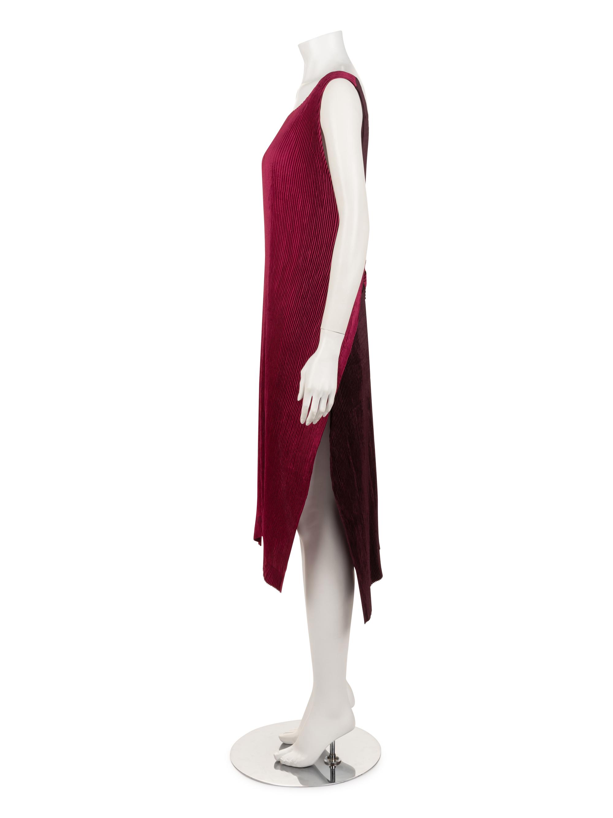 Two Issey Miyake Pleated Items: One 'Apron' Dress and One Skirt, Fall/Winter 1995-96