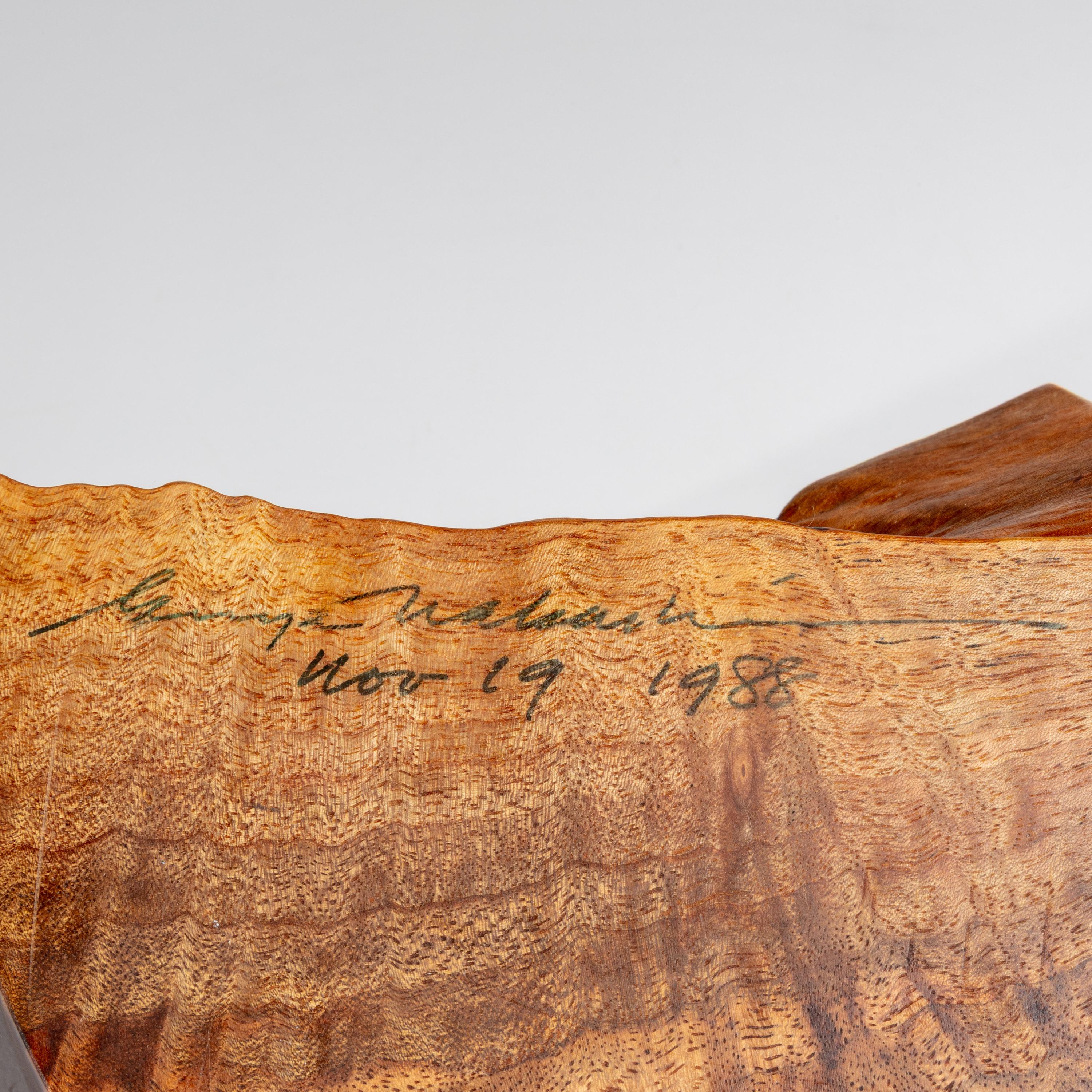 George Nakashima (American, 1905–1990) — Pencil Holder, 1988