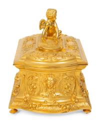 A Louis XV Style Gilt Bronze Casket — 20TH CENTURY