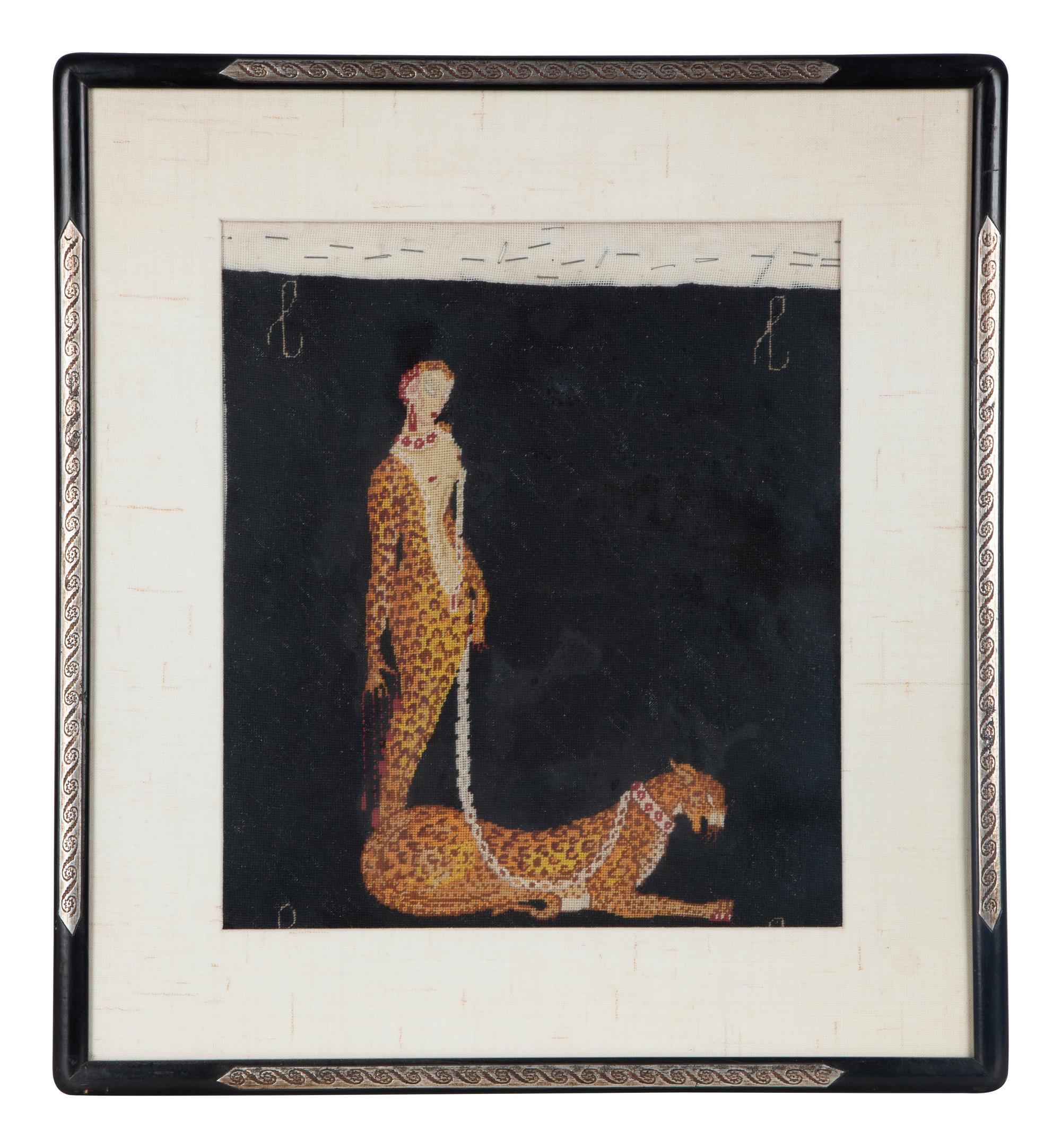 Alphabet Needlework after Erte (L & M)