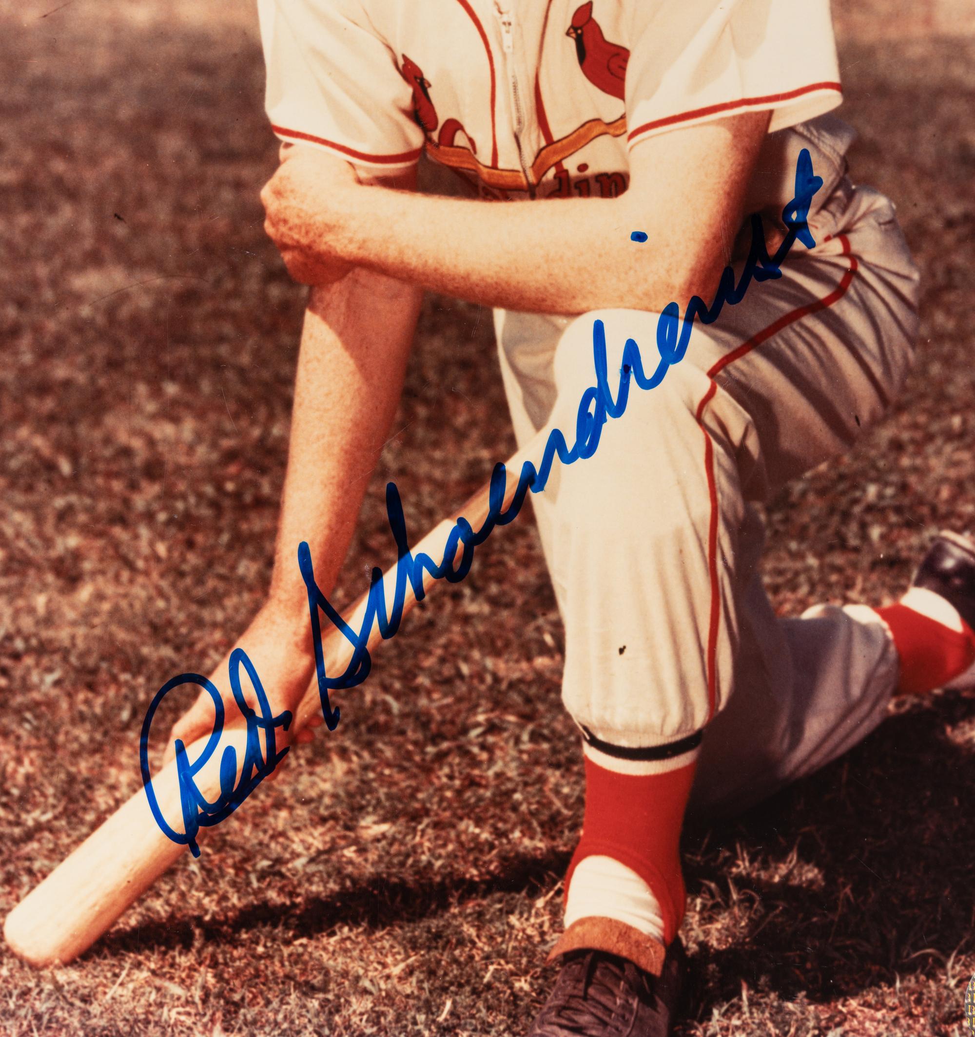A Group of St. Louis Cardinals Hall of Fame Signed Autograph Items (Beckett Authentication Services BAS Certified),