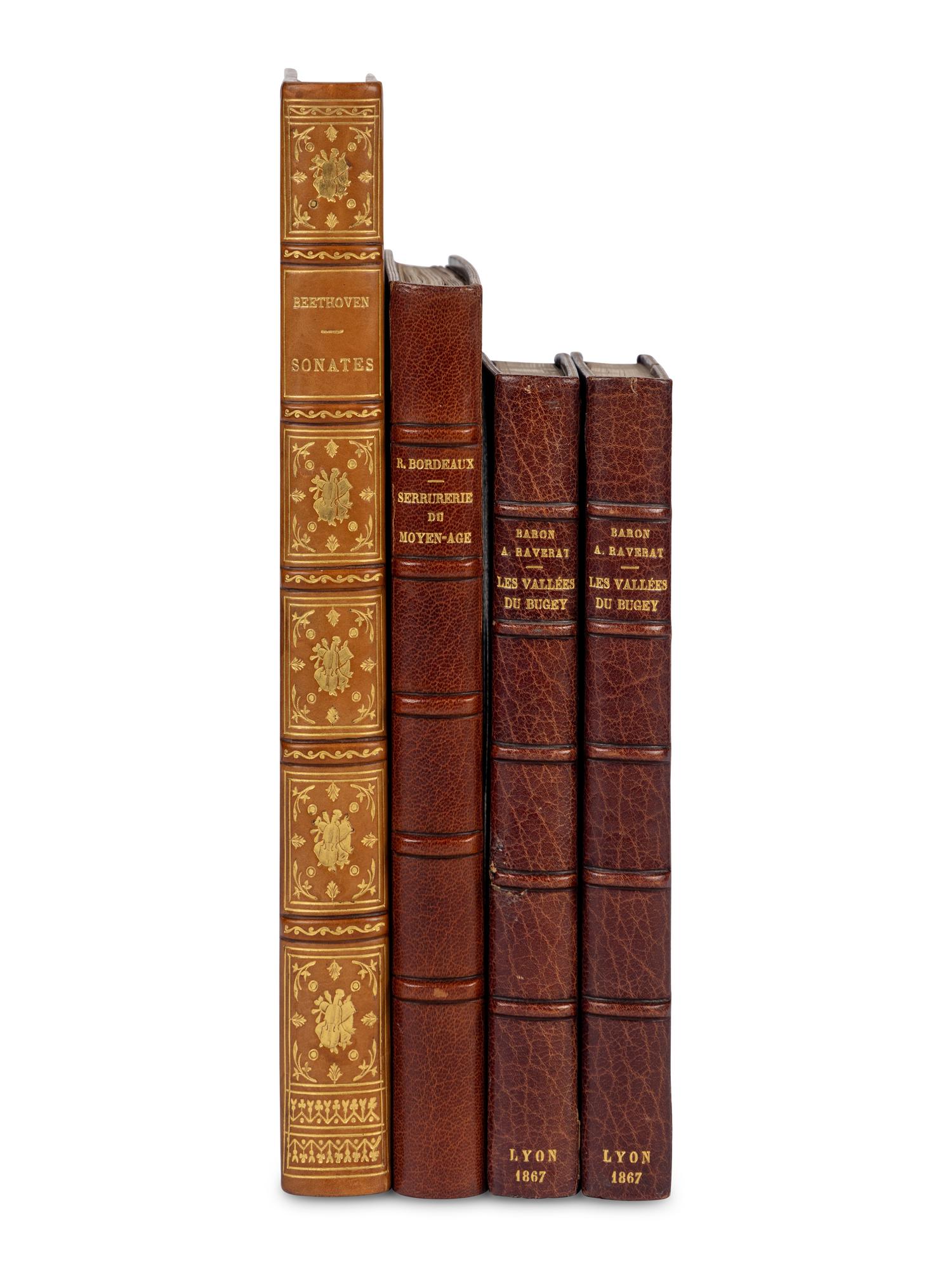 [BINDINGS]. A group of 3 works from the Collection of Grace Whitney Hoff, comprising:
