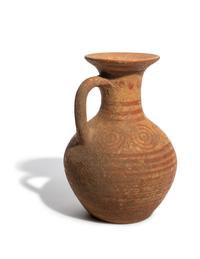 A Cypriot Bichrome Ware Pottery Jug