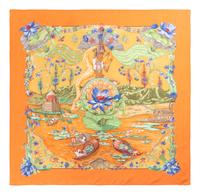 Three Hermès 90cm Silk Scarves