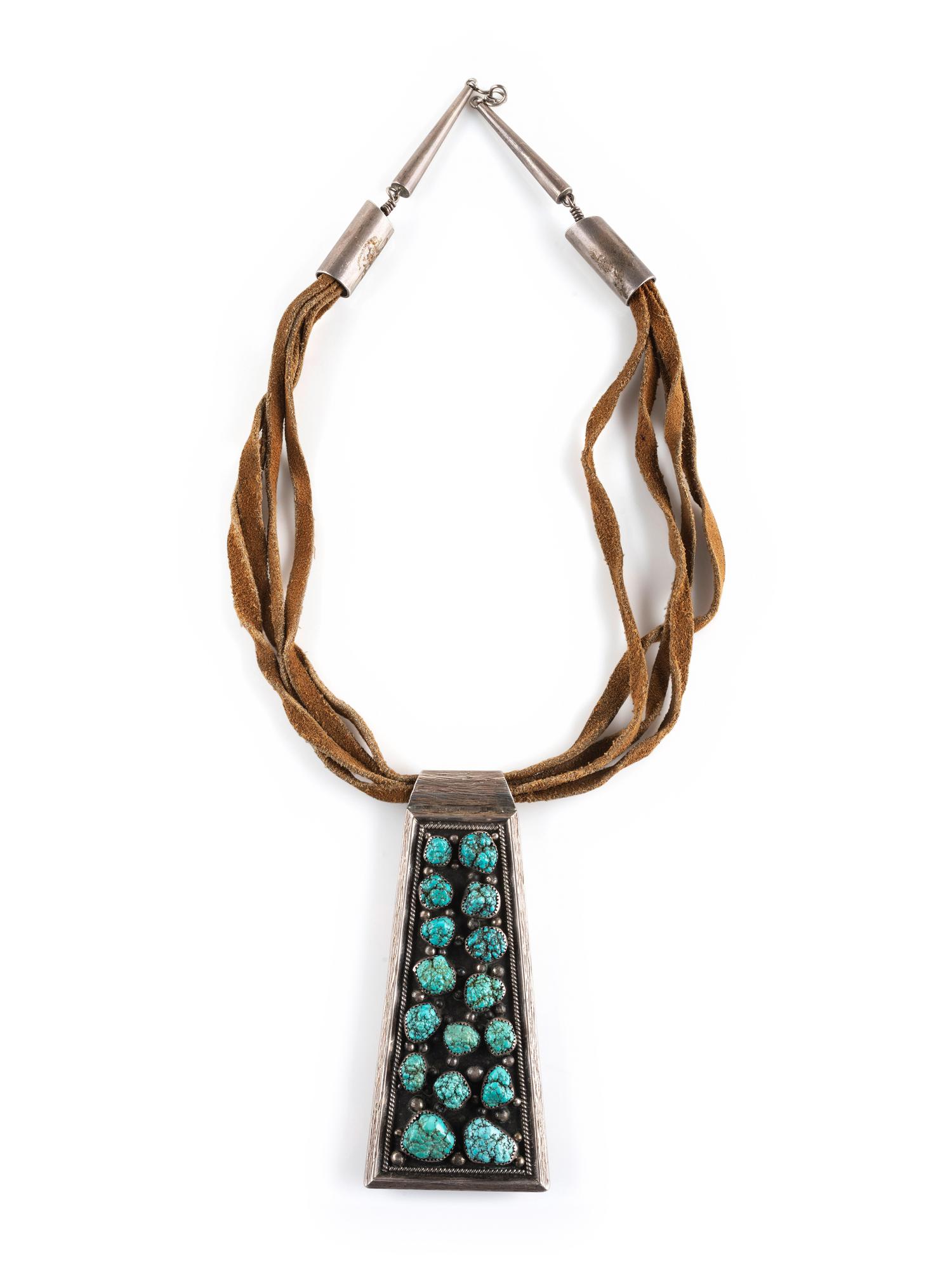Large Reversible Silver Pendant