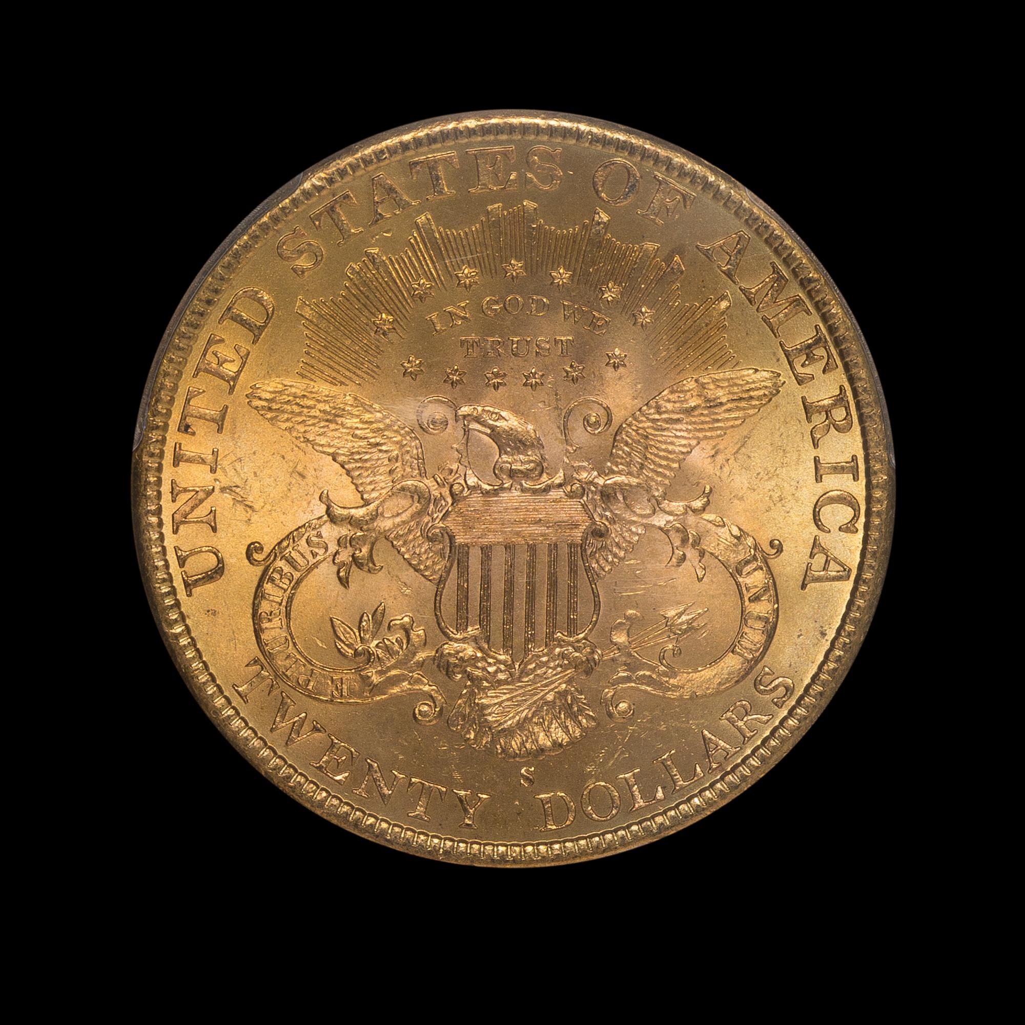 A United States 1898-S Liberty Head $20 Gold Coin