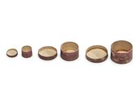 Three Miniature Graduated Stacking Wallpaper Boxes