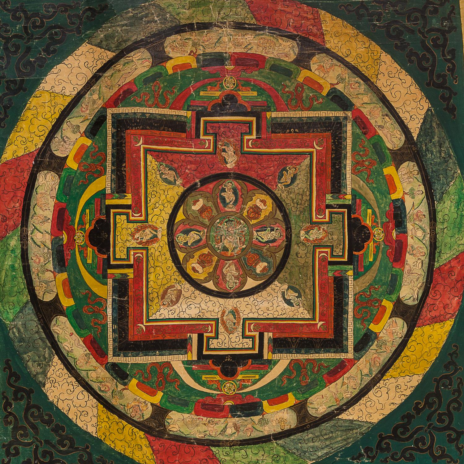 A Tibetan Thangka of Mandala