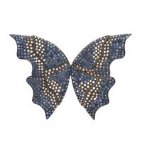 SAPPHIRE AND DIAMOND BUTTERFLY BROOCH