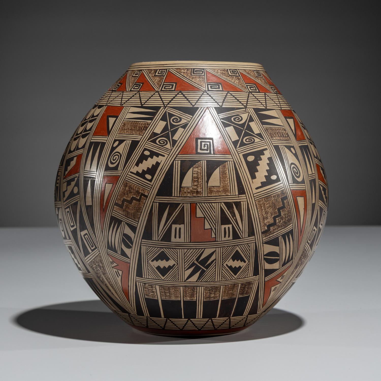 Polychrome Pottery Jar, Shard Design
