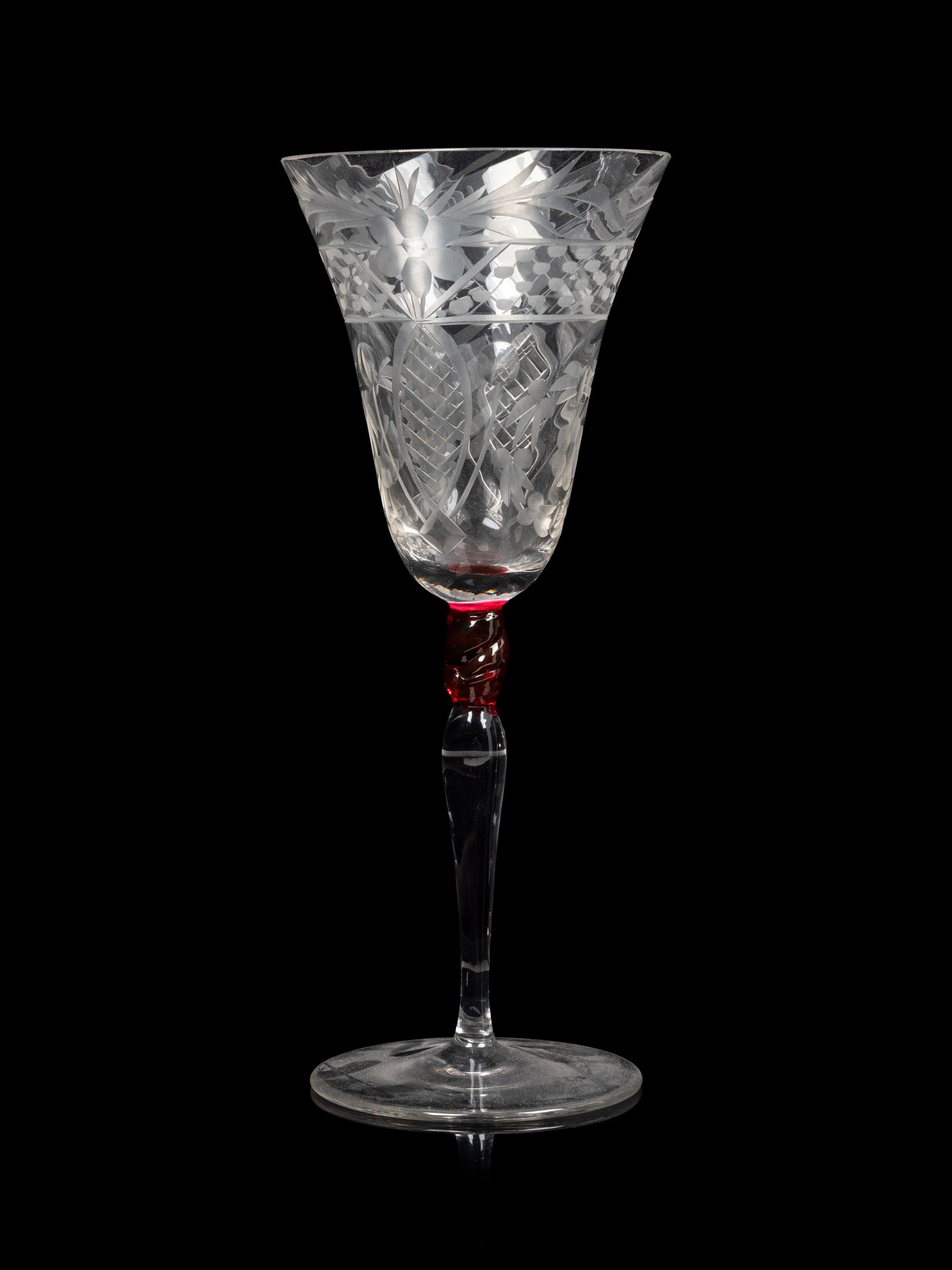 A Group of Glass Stemware