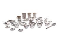 32 Japanese Silver Wares