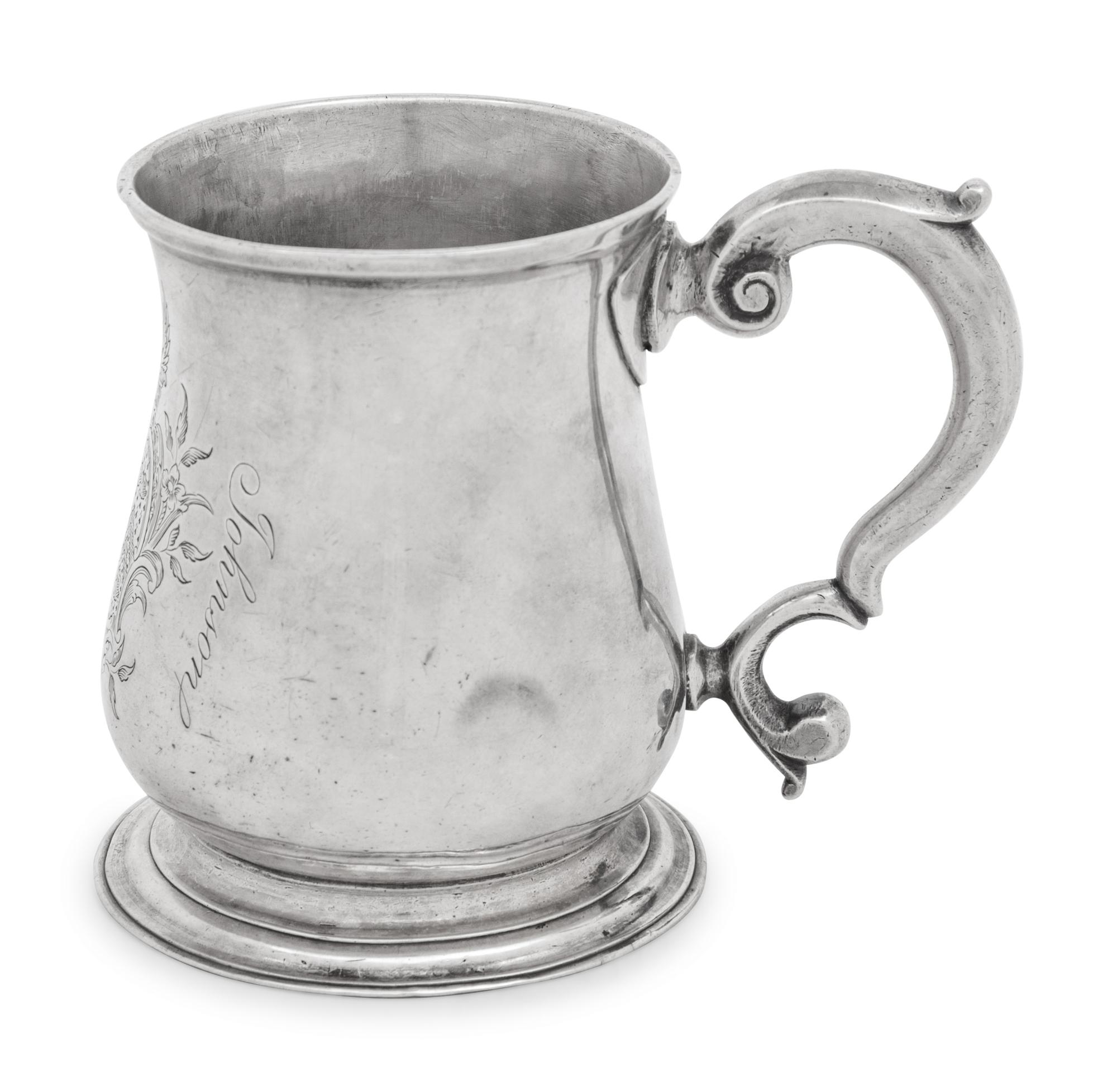 A George II Silver Cann