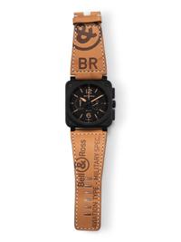 BELL & ROSS, CERAMIC 'BR03-94 HERITAGE' CHRONOGRAPH WATCH