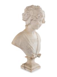 An Italian Marble Bust Attributed to Adolfo Cipriani