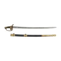 Combination French Hilt Schuyler, Hartley & Graham Officer's Sword Inscribed to Lt. Mason Rea 24th Mass. Infantry - KIA at Drewy's Bluff