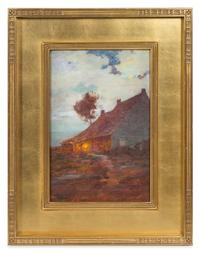 Walter Clark, (American, 1848-1917), A Light in the Window, Greenwich, Connecticut, 1895