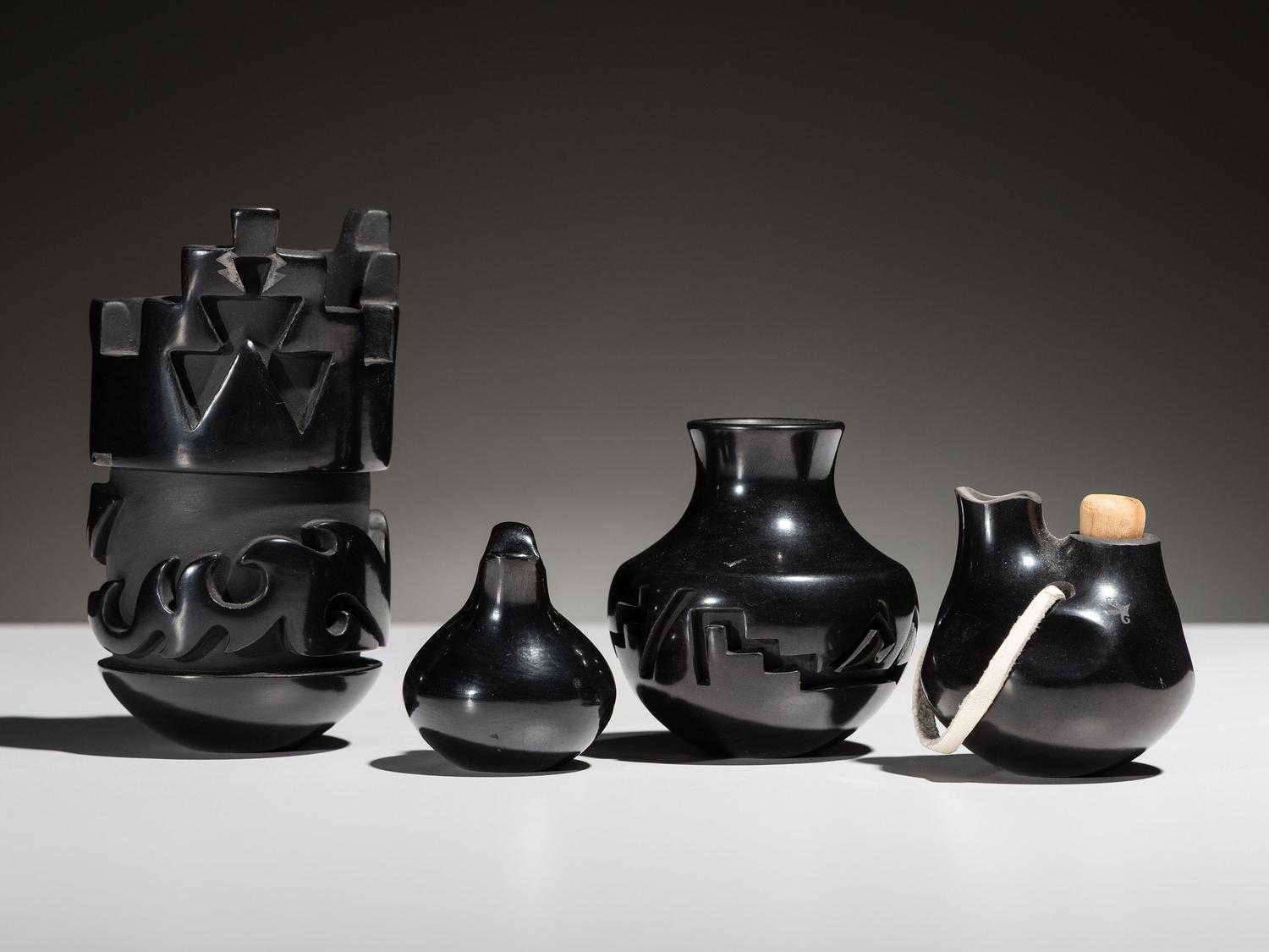 Miniature Blackware Pottery