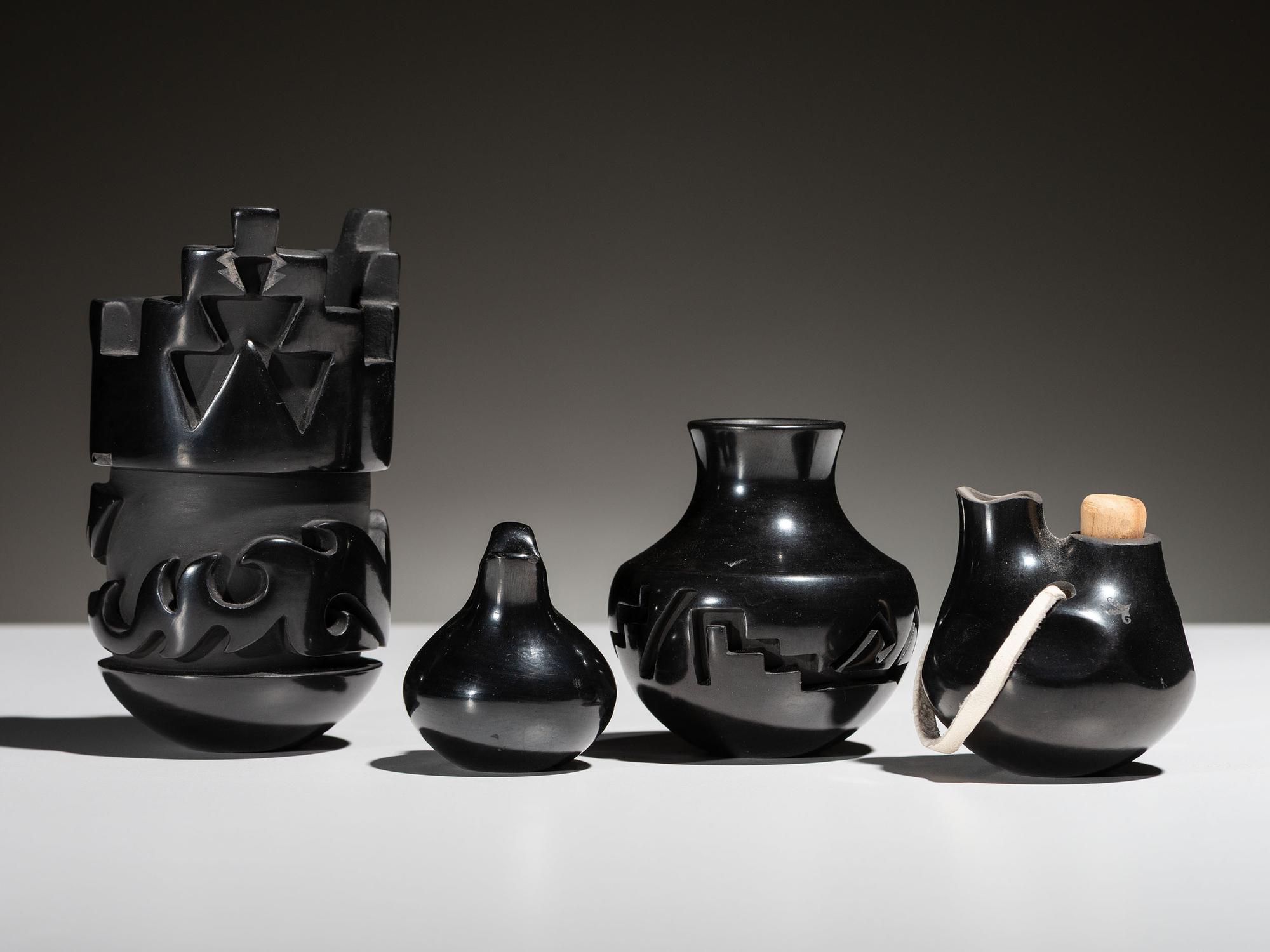 Miniature Blackware Pottery