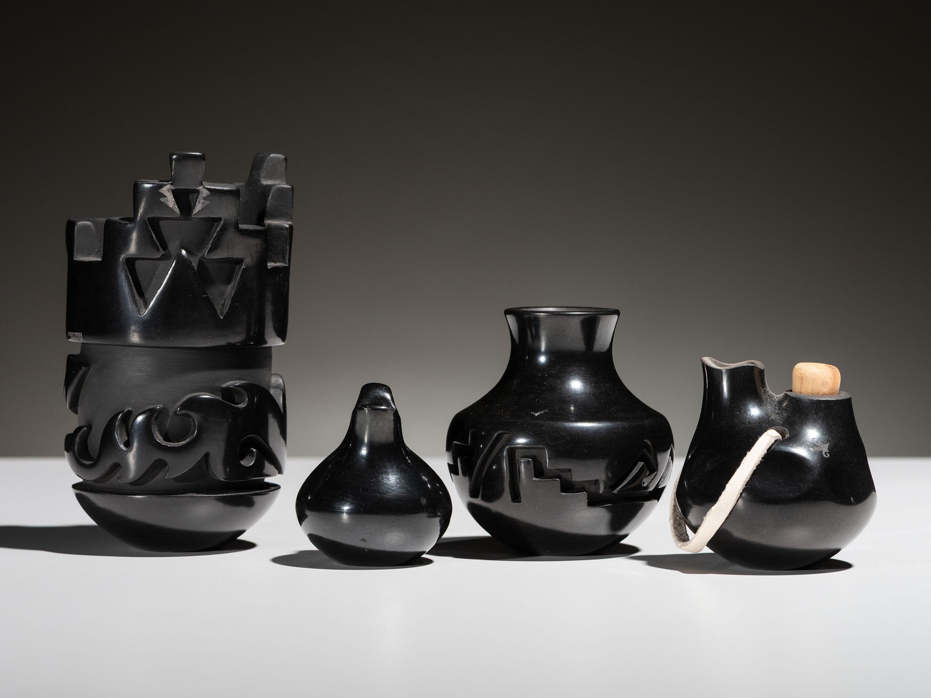 Miniature Blackware Pottery