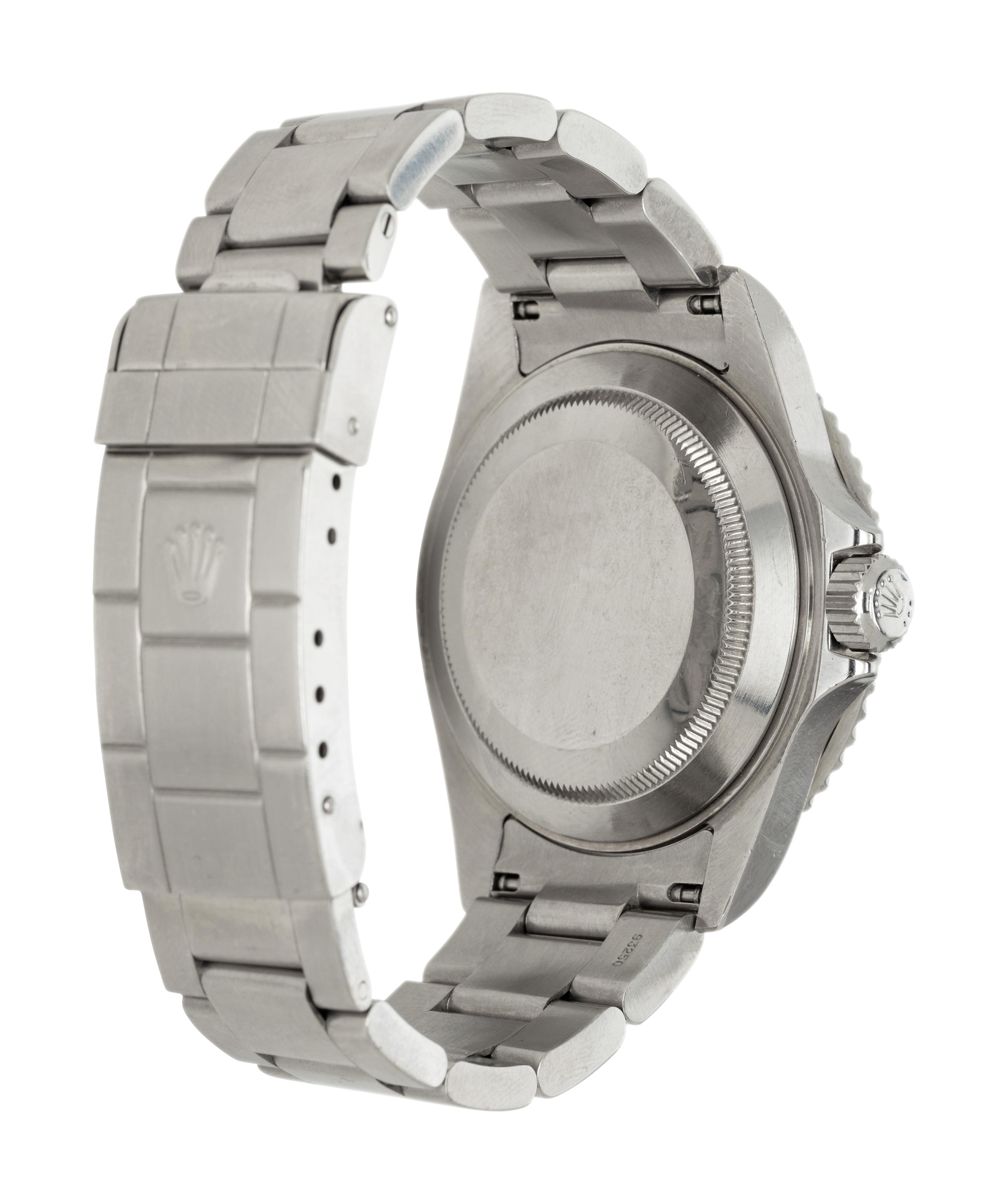 ROLEX, REF. 16610 STAINLESS STEEL 'SUBMARINER' WATCH