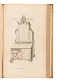 CHIPPENDALE, Thomas (1718-1779). The Gentleman and Cabinet-Maker's Director: being a large collection of the most elegant and useful designs of household furniture. London: J. Haberkorn for the author and others, 1755.