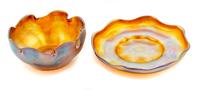 Tiffany Studios, America, Early 20th Century, Bowl and Under Plate