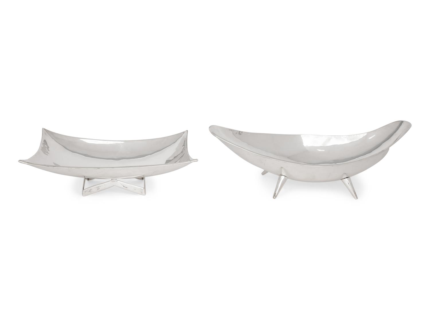 Two Mexican Silver Bowls