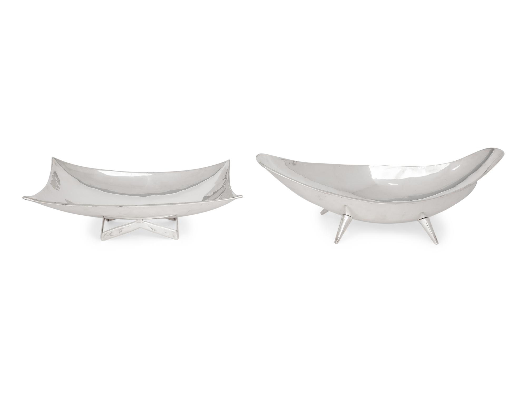 Two Mexican Silver Bowls