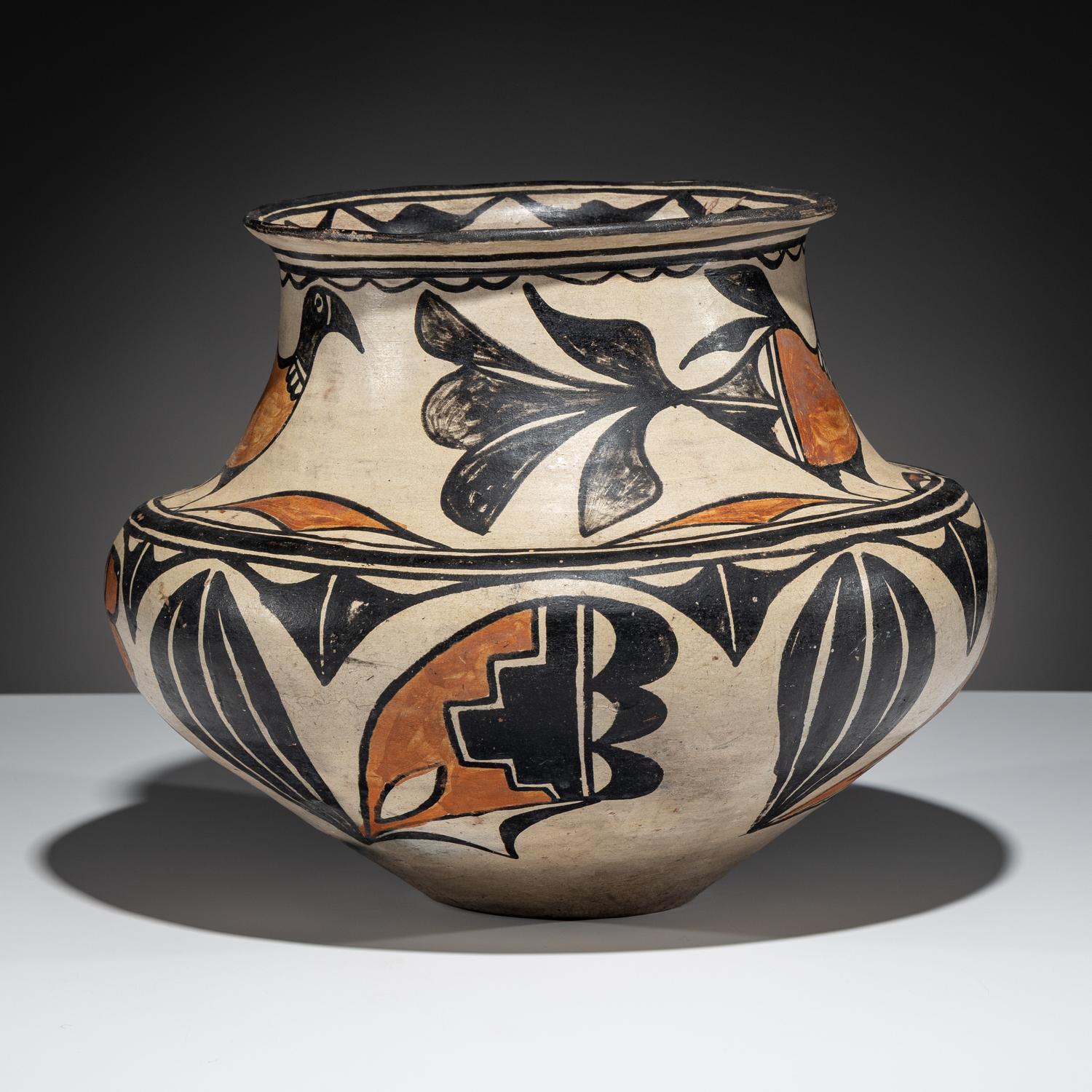Polychrome Pottery Olla