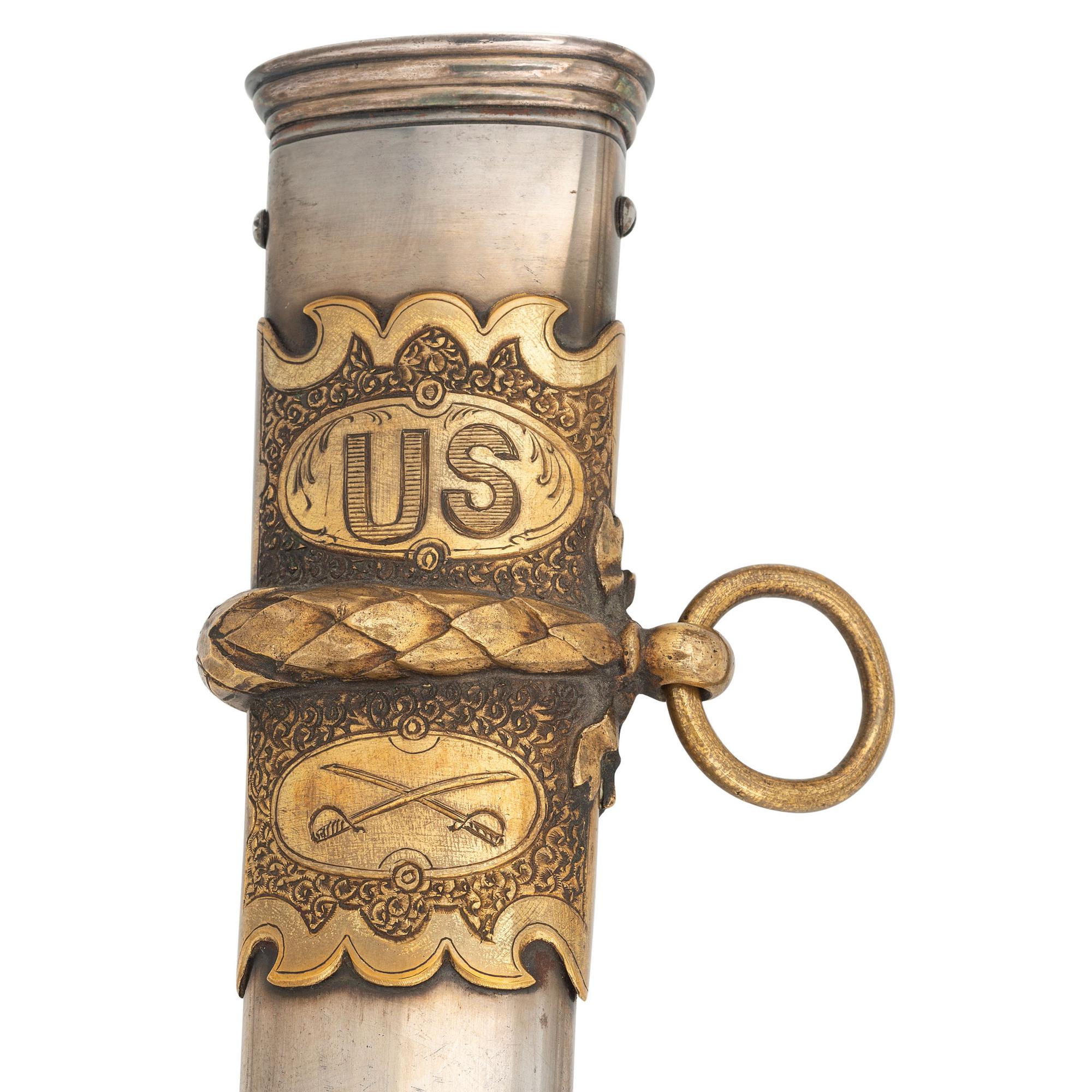 Tiffany British Pattern 1854 Cavalry Officers Presentation Saber of Major (later General) Alfred Duffie - Captured by Mosby
