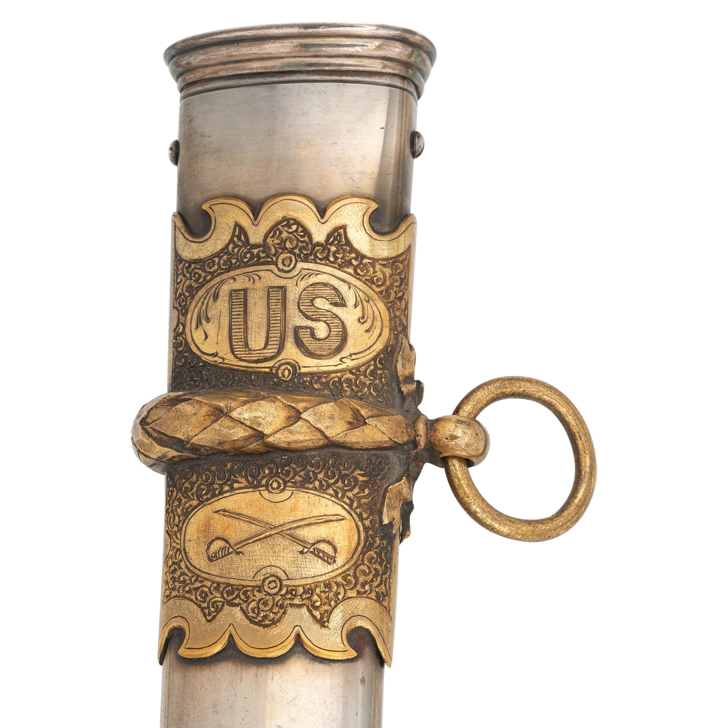 Tiffany British Pattern 1854 Cavalry Officers Presentation Saber of Major (later General) Alfred Duffie - Captured by Mosby