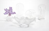 Six "Lalique Society of America" Ornaments Height of tallest 5 1/2 inches. — 20TH CENTURY