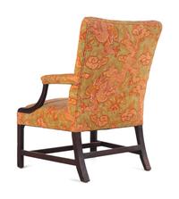 An English Mahogany Library Armchair