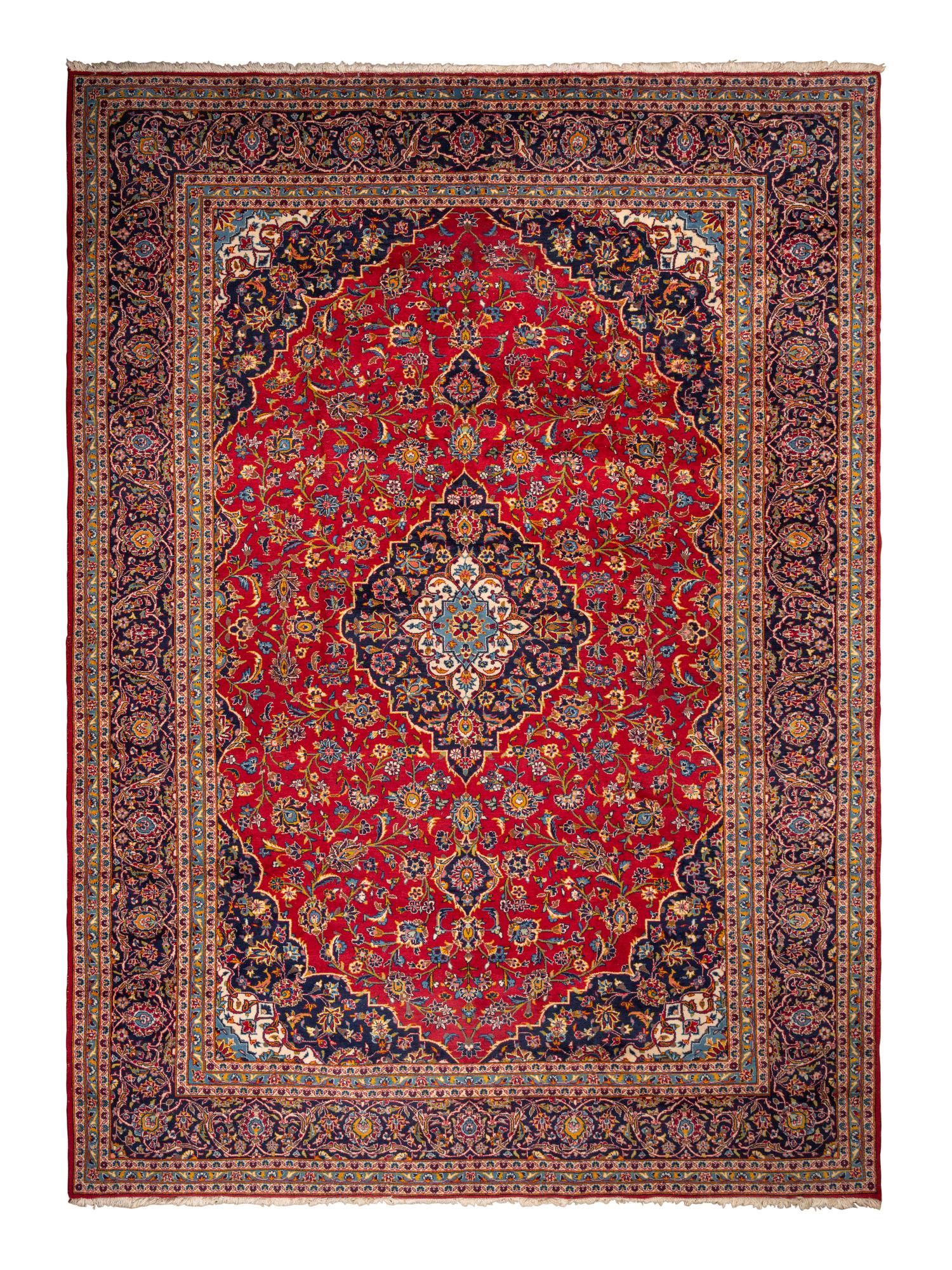 A Kashan Wool Rug