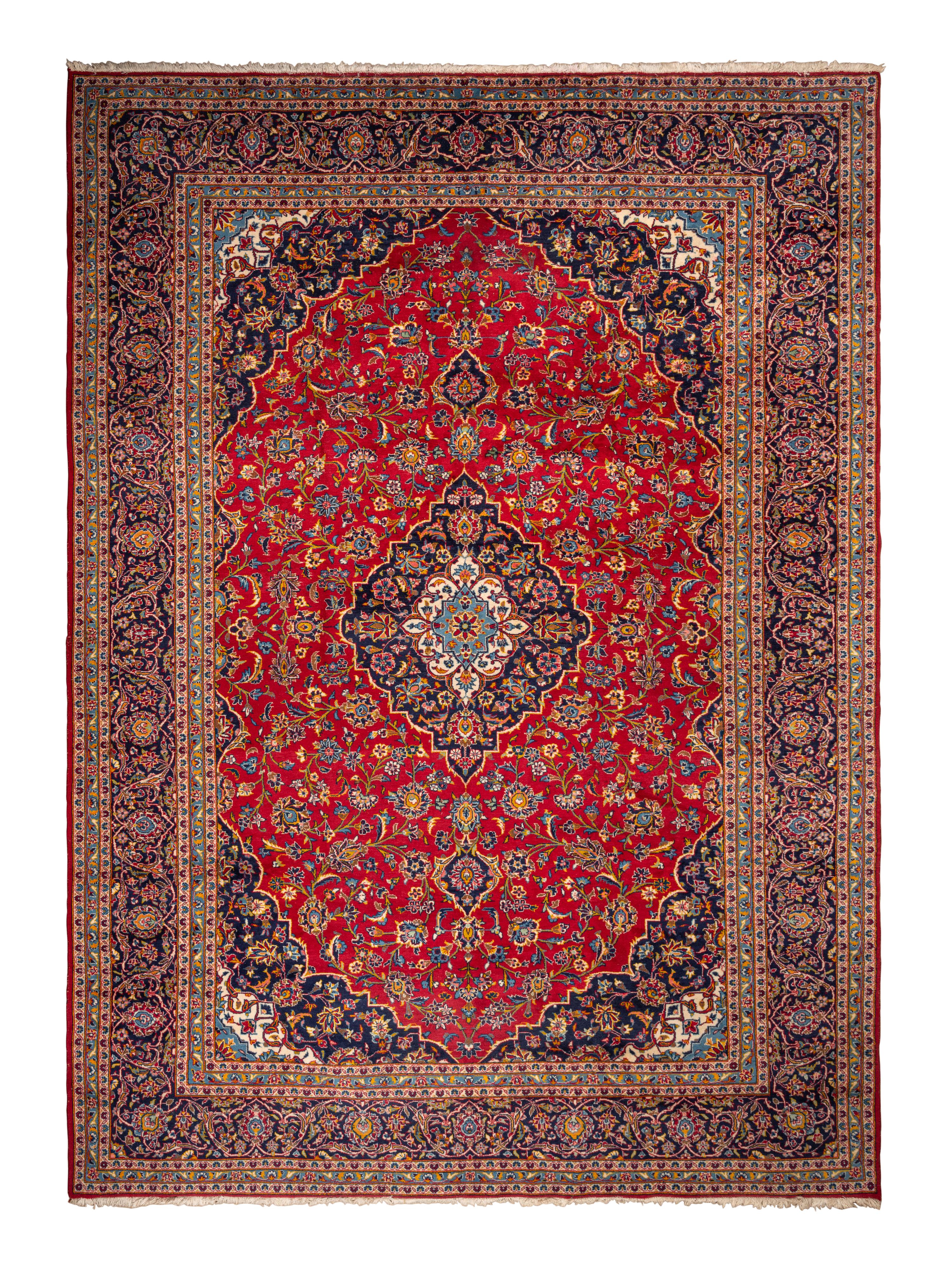 A Kashan Wool Rug